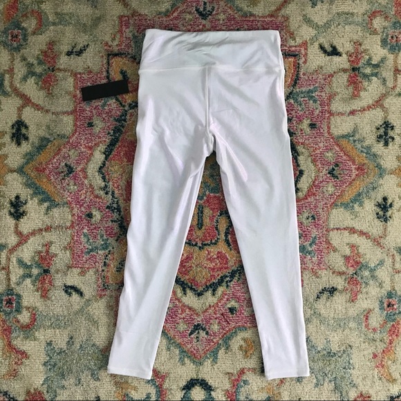 NWT Mono B Pearlescent Holo Foil High Waist Leggings sz Large - Picture 8 of 9